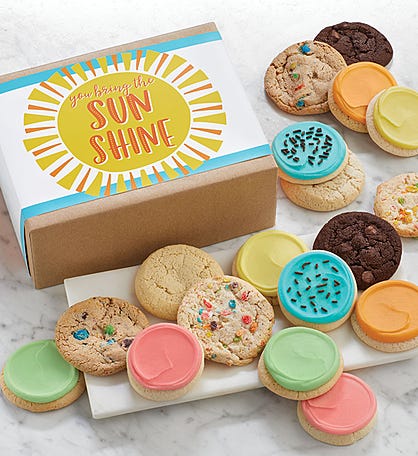 You Bring the Sunshine Assorted Cookie Box